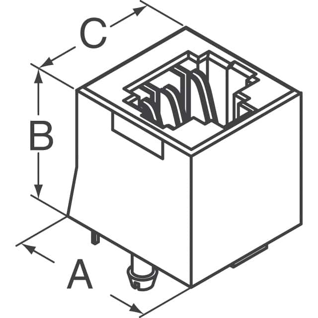 A00-108-220-450 EDAC Inc.  Jack per connettori modulari